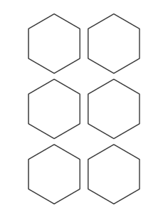 3 Inch Hexagon Tracing Shape Pdf, Free Vectors File